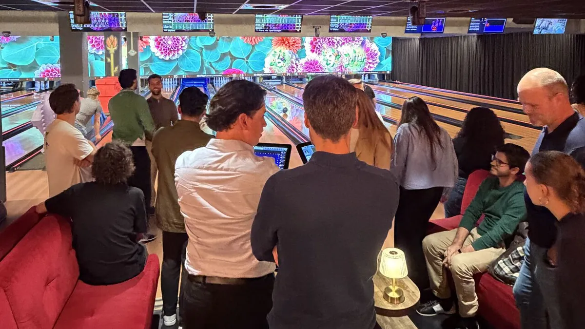 Bowlingavond met het team