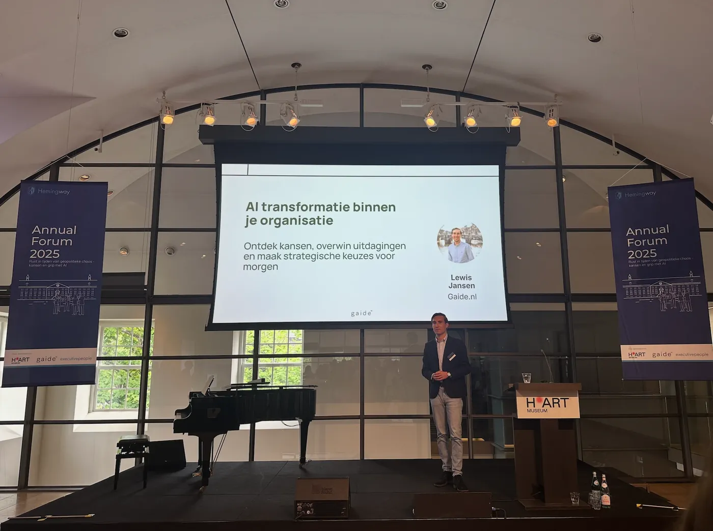 Keynote op het Annual Forum 2025 in het H'ART Museum